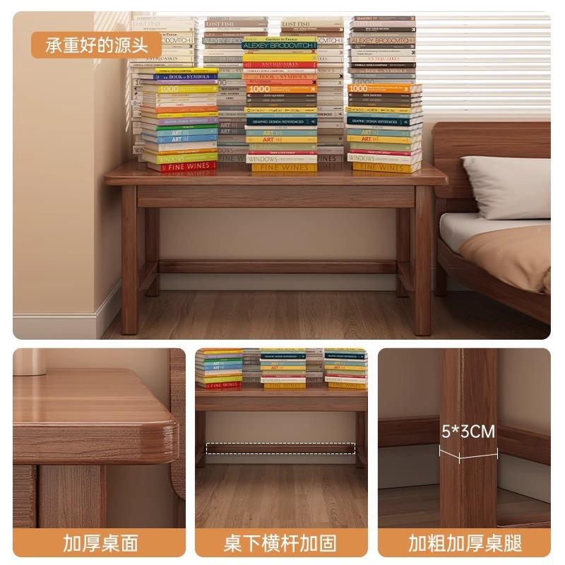 实木学书桌家用办公桌电脑桌简约现桌FDA代作卧室长方形工台习写