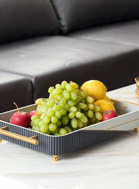 轻奢风简水果21457品摆件创意家用盘客厅茶几办公室装饰现代约桌