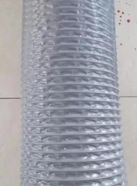 灰色小距帆布管，小软距钢螺丝QKO加密的尼龙布风管，灰螺色帆布