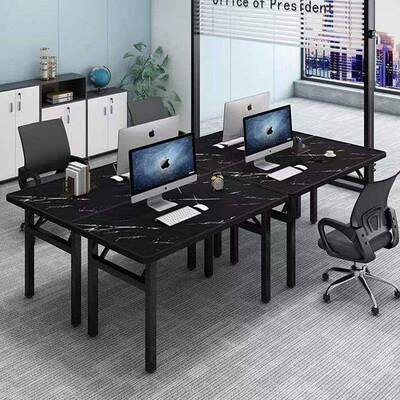 简叠桌家用卧室电30867脑易桌出租房写字员工办公户外台摆折摊桌跨境