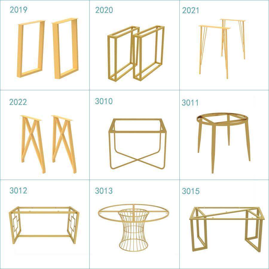 钢架TOF定作餐子桌腿支不锈桌架铁艺钢架桌腿桌脚吧台脚书桌腿餐