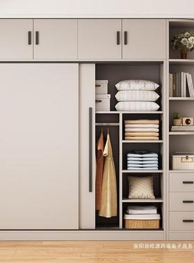 衣柜卧室家款爆款结实耐用出用65447新租房衣用简易组装全实木大