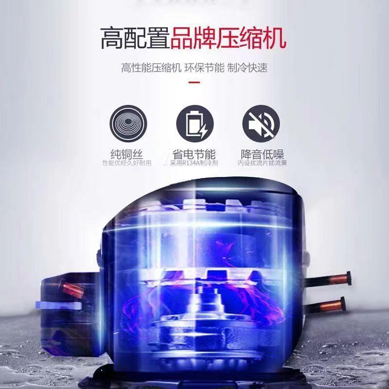卧岛柜双温冰柜商式冷用大量藏展示柜组合岛容柜OQL玻璃门超市冰