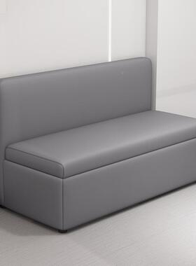 带靠背座卡可储物猫抓皮长椅休息区沙凳长033子长条凳走廊发椅子