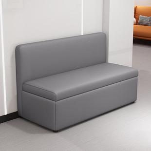 带靠背座卡可储物猫抓皮长椅休息区沙凳长033子长条凳走廊发椅子