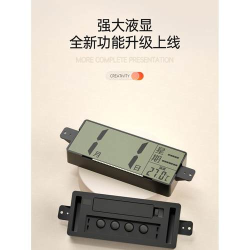 钟表挂钟客厅224款简约SES现代气网红新家大用时尚餐桌创意静音0