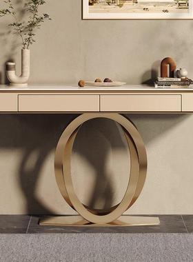 轻奢风板玄关桌别墅客柜厅入户靠墙储WHF物家用岩门厅关走廊过道