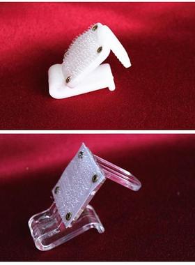 透明台裙议夹夹围裙舞台卡扣白色台裙夹72769子桌裙会夹桌夹子