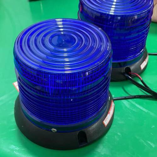 圆超亮TD51462L器ED爆闪救护车顶警L示灯红黄蓝12V2v点烟磁吸IMT