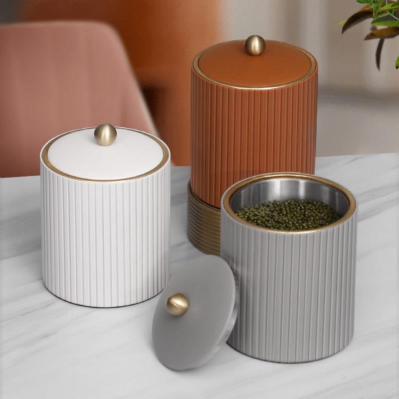 桌面垃圾桶轻颜奢风家用卧几室茶小号网红可爱迷你客厅高PHF值带