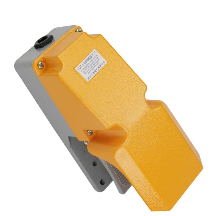 脚踏开关单XYP联单踏板Y开DT-68H带防盖踏板关折弯机护1剪板机用