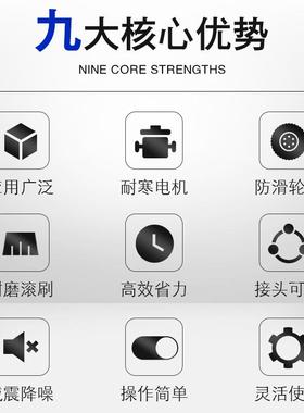 手式扫11437雪小多功能物业道路地面燃油清雪设机备自推走式抛型