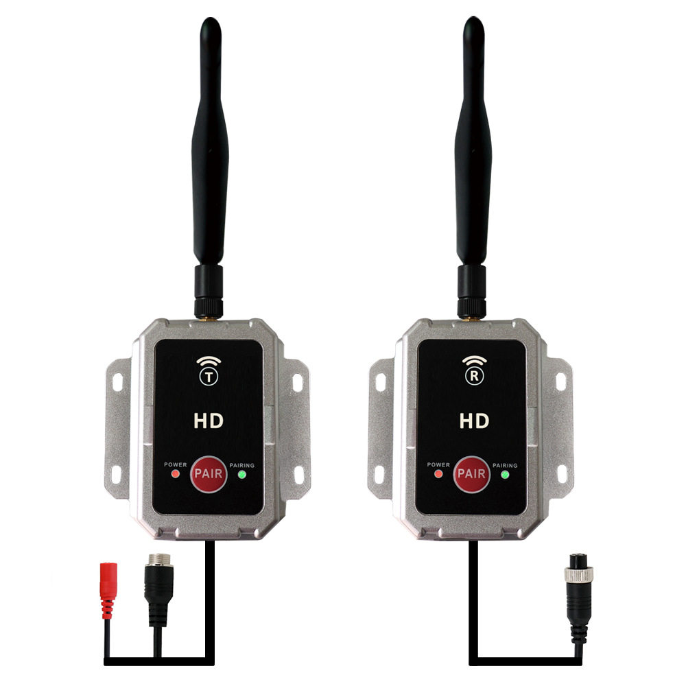 AHD数字无线 DC12V-36V 小车大车通用2.4G车载无线发射接收器