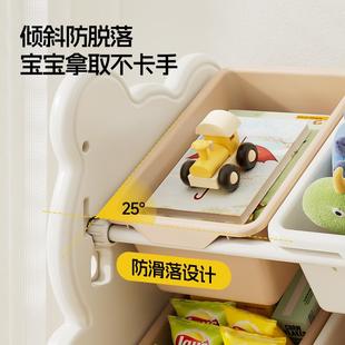 儿纳童玩21603用具多层家宝置宝物玩具箱储物组合分类整理
