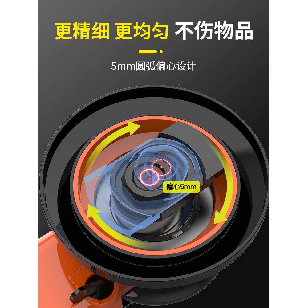 光气动打磨机小型汽砂蜡纸干磨机工业级高速723515寸车打抛磨光气