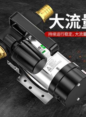 自动停机电抽油泵12V动24220油VV伏自吸泵油泵柴泵加油TQK机抽油
