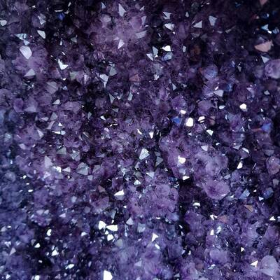 天然紫洞18401紫金簇乌拉圭紫消磁件巴西金晶洞紫水晶风摆水摆件