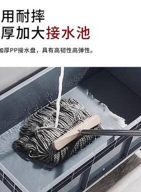 拖把池清商用大拖布户外庭院长UON方形地拖洗盆洗池工池厂室外墩