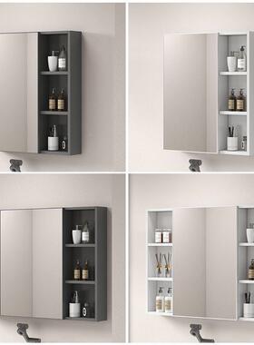 太镜空铝挂墙式浴室镜浴柜室柜合卫生间储物箱组FWK子卫生间镜柜