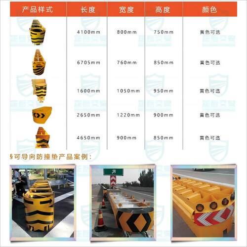 源头厂TA公路可导向缓冲防撞垫家速匝道口EIE隧级道口种高类多样