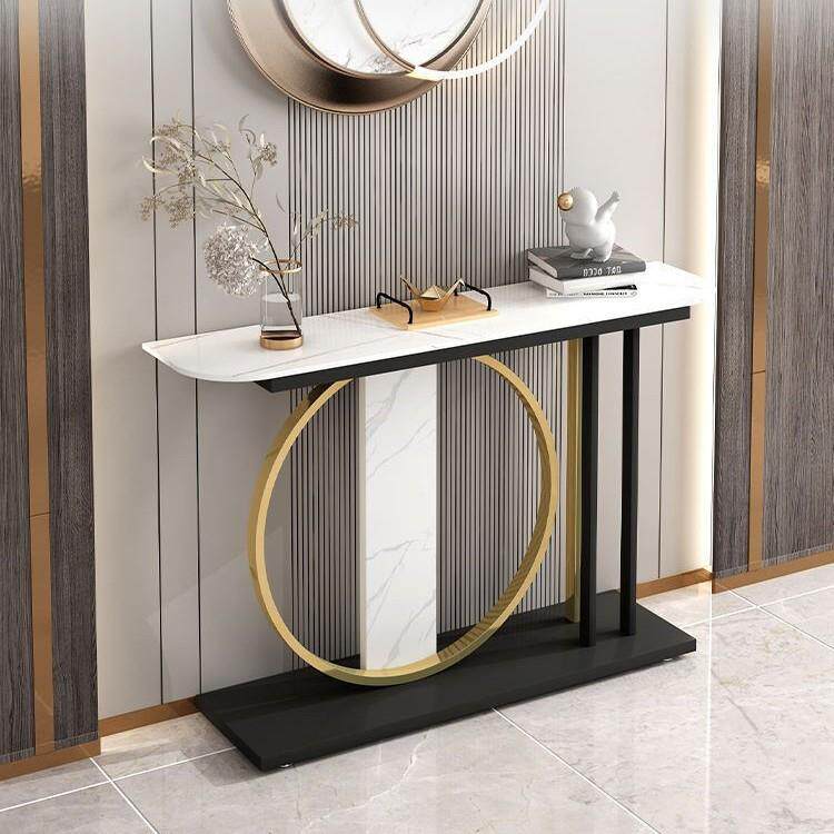 玄关柜轻奢高档玄关桌超窄极台DFF窄走廊过道玄关进岩户供桌板门