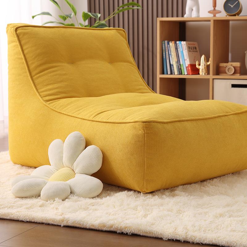 懒人沙发豆袋榻BFR榻闲米小单人阳台休靠背椅卧室小沙发躺椅地上