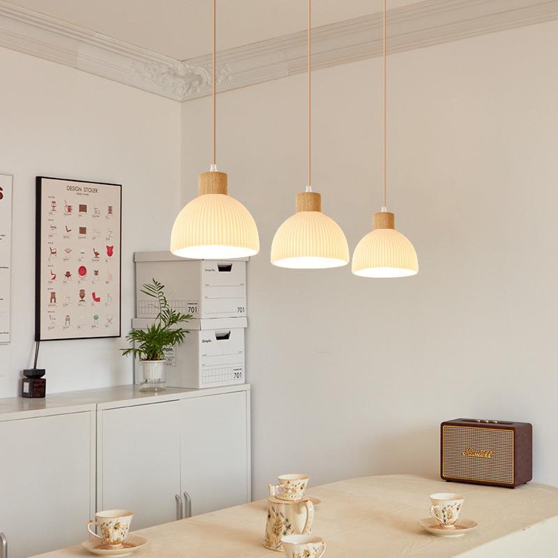 餐厅灯日式原木风餐厅简约现代法式奶油风饭7厅无品牌/台灯L吧灯2