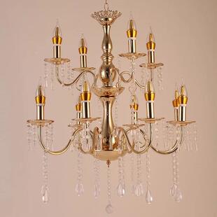 新款镀热卖电庆法国金艺吊灯婚礼婚庆仪式09亭铁道具节现场结婚用