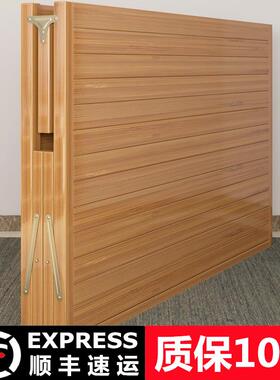 竹床可折床叠人26591双人简易家用成人午休凉出租单房竹子硬板实