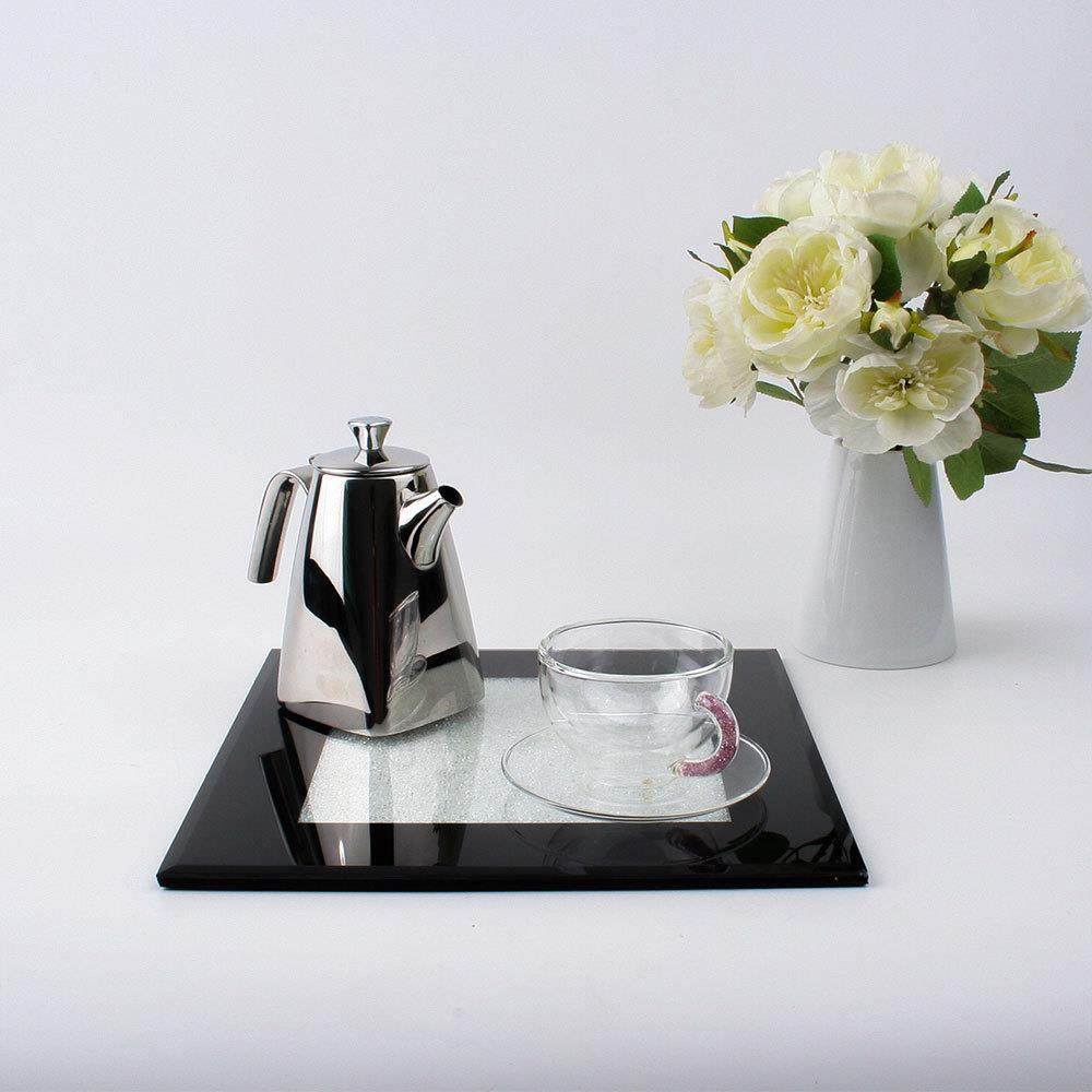 欧式外贸圆形水晶玻璃垫热销黑色金色正方形茶几摆件餐垫,农用物资,其他肥料,淘宝优惠券,粉丝福利购,淘宝优惠卷