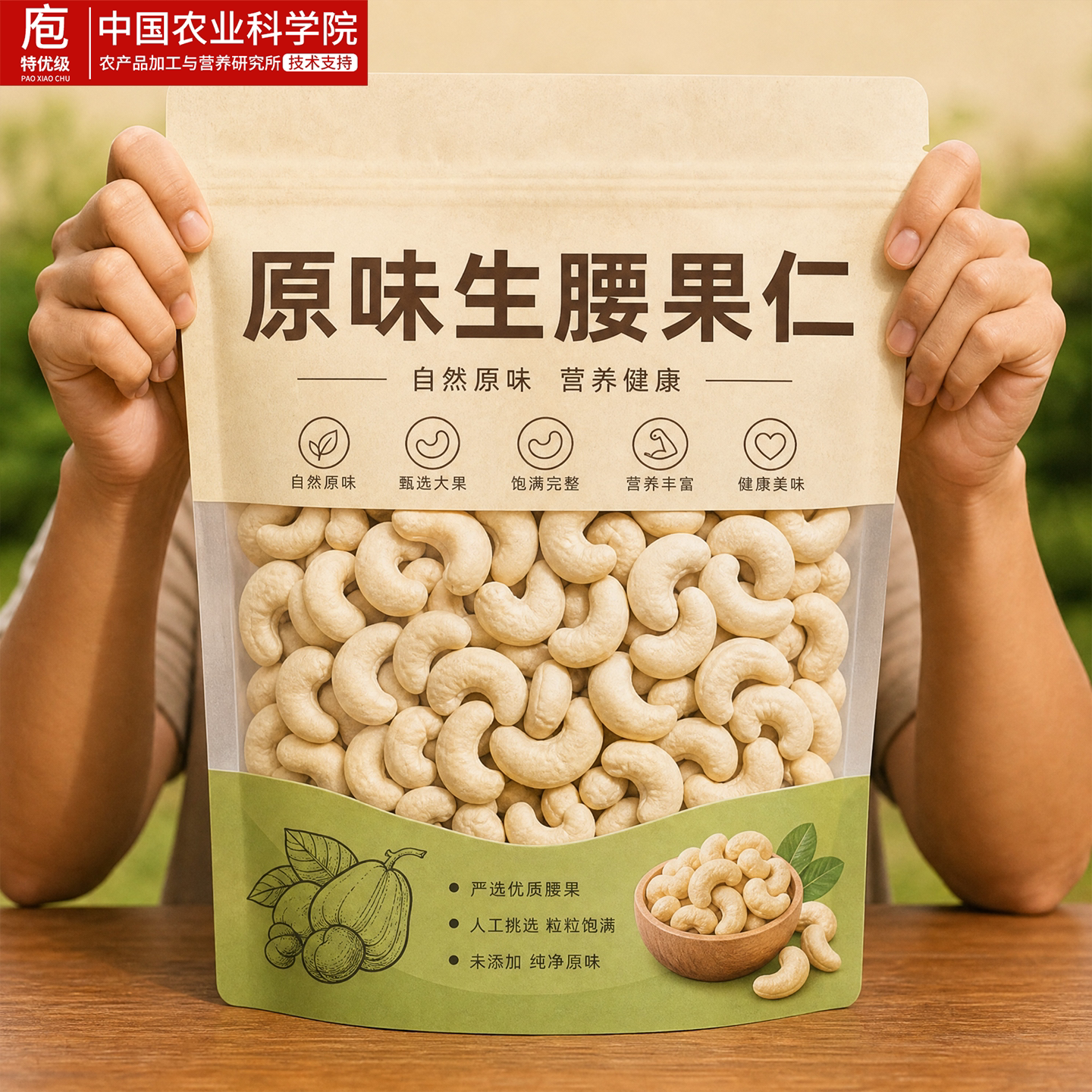 生腰果仁官方旗舰店正品新鲜原味2026新货批发有机一级无添加特大图片