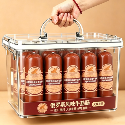 农科院俄罗斯风味牛筋肠原装进口食品官方旗舰店正宗俄式牛肉香肠