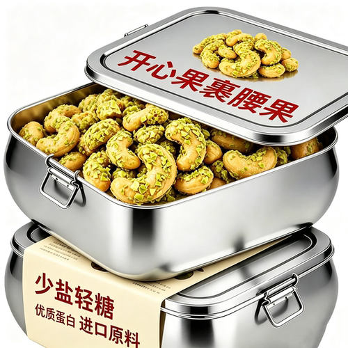 开心果裹腰果2026新货原味官方旗舰店无添加越南原装进口坚果零食