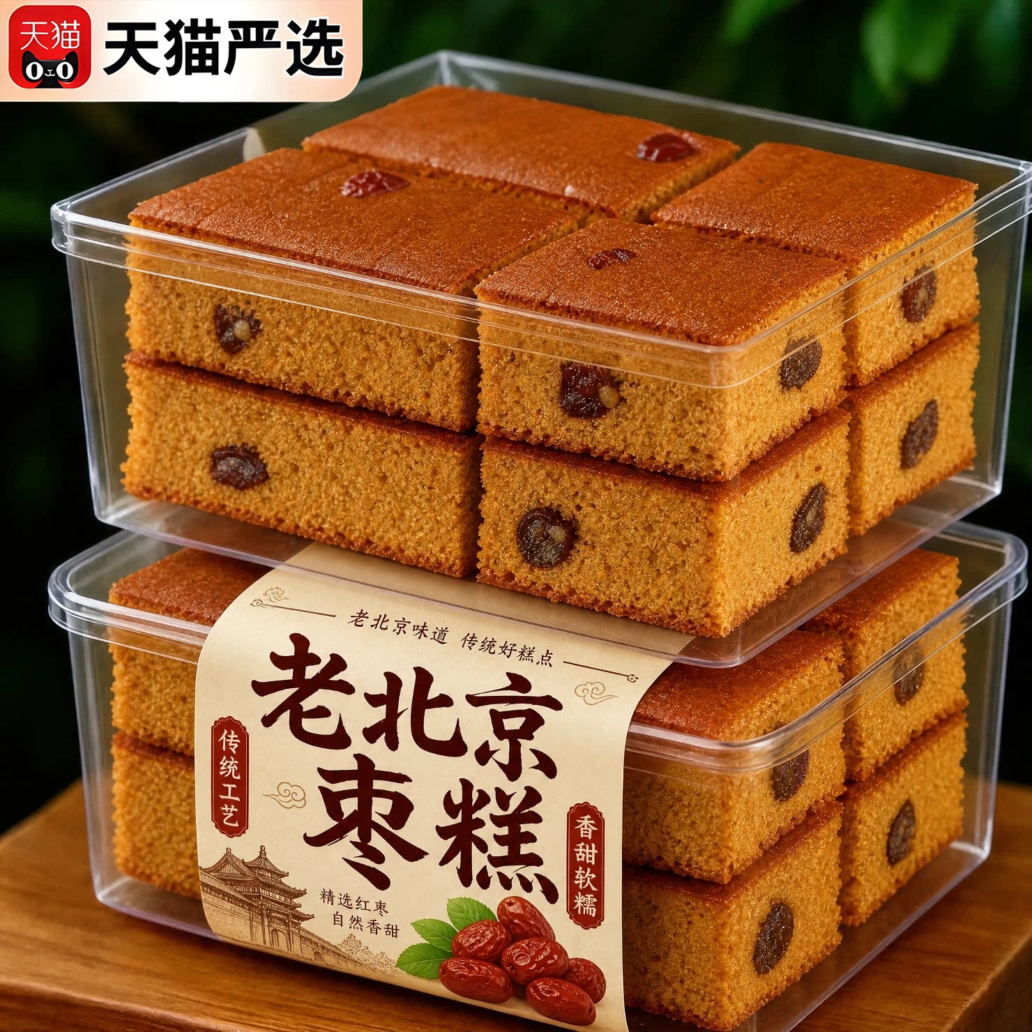 老北京枣糕独立包装官方旗舰店面图片