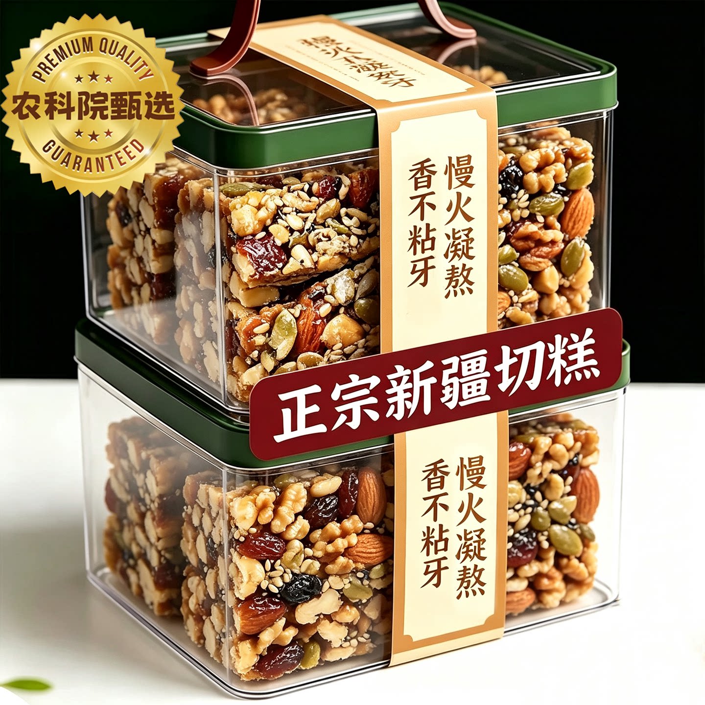 正宗新疆切糕特产官方旗舰店纯手工八宝切糕小包装玛仁糖坚果传统