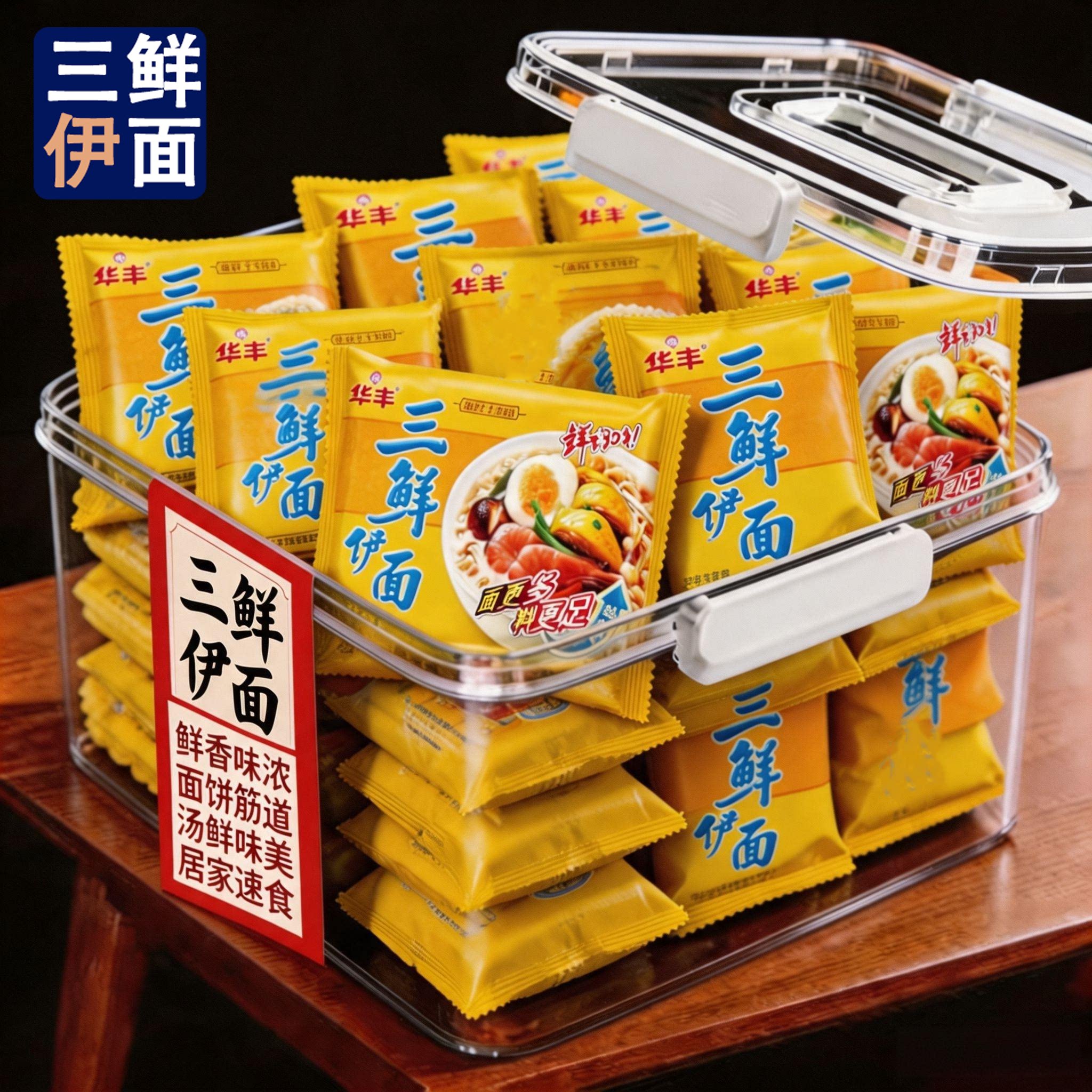 三鲜伊面整箱广西袋装官方旗舰店图片