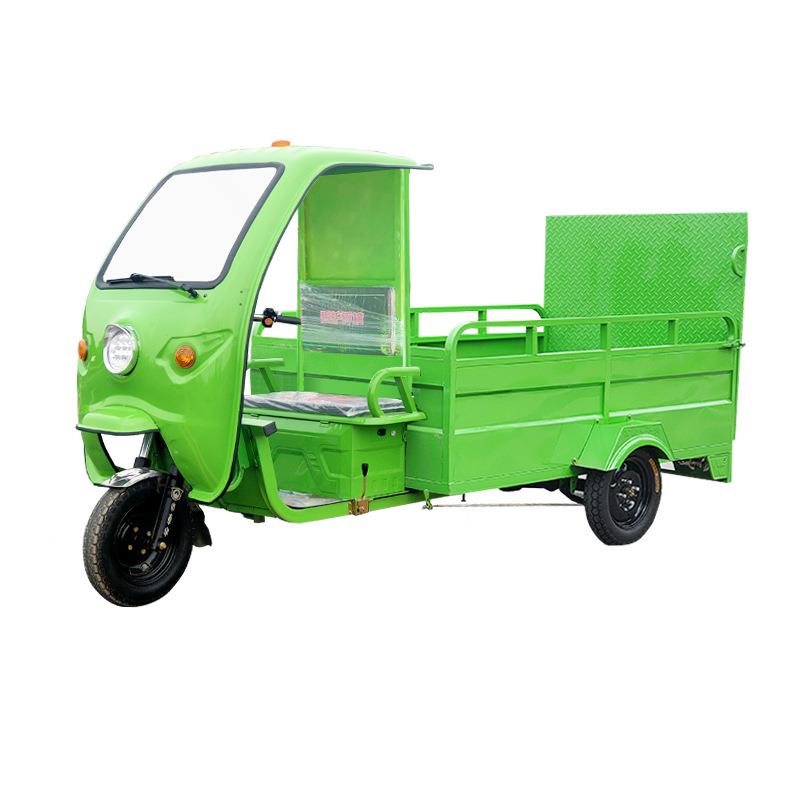 电动垃圾桶清运车市政小区六桶240L桶装垃圾转运车带棚清运车