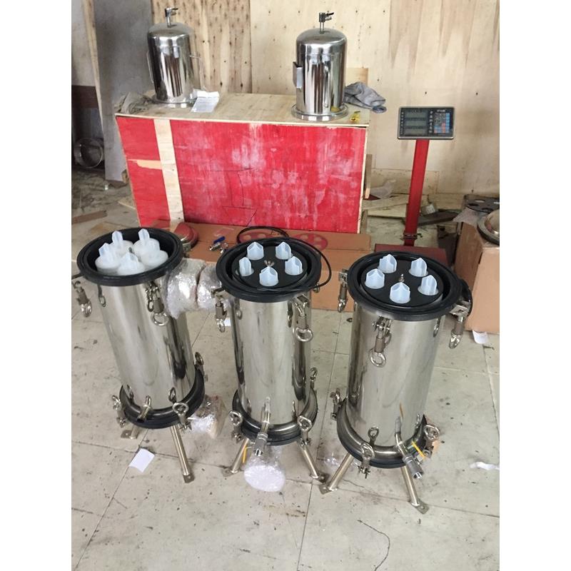 不锈钢精密滤芯式手动自动反冲洗液体过滤器地下水过滤器