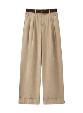 arioseo品艾诺丝官方旗舰店2026年春新款直筒阔腿牛仔裤AR323028