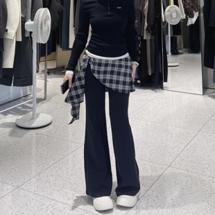 arioseo品艾诺丝官方旗舰店2026春款微喇裤两件套休闲裤BR311117