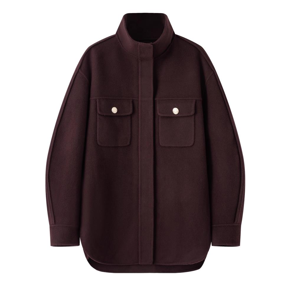 新款休闲百搭毛呢外套大衣