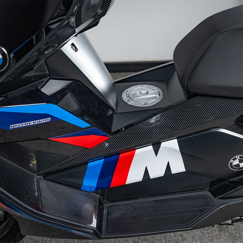 适用25款宝马C400GT版画保护膜PVC防水贴纸拉花改色贴花摩托车贴