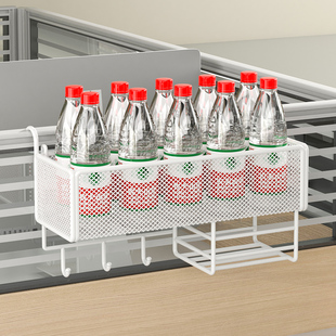 办公室置物架工位神器桌面收纳筐桌上整理好物免安装隔断挂篮架子