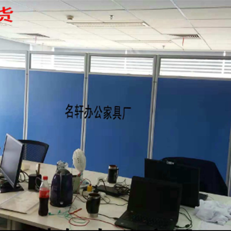 北京办公室活动屏风带门滑轮玻璃隔断墙饭店移动屏风档板隔板折叠