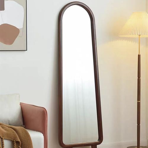 实木全身镜全身镜落地镜北欧风家用简约壁挂贴墙女生卧室全身镜子