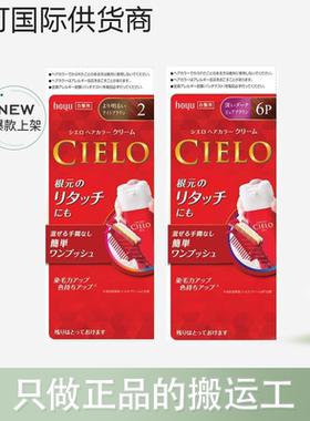 【跨境】Hoyu美源CIELO宣若遮白发自然暖棕色80g染发剂