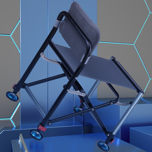 智飞2021新款轻骑士钓椅青春版全地形多功能航空铝便携折叠钓鱼椅
