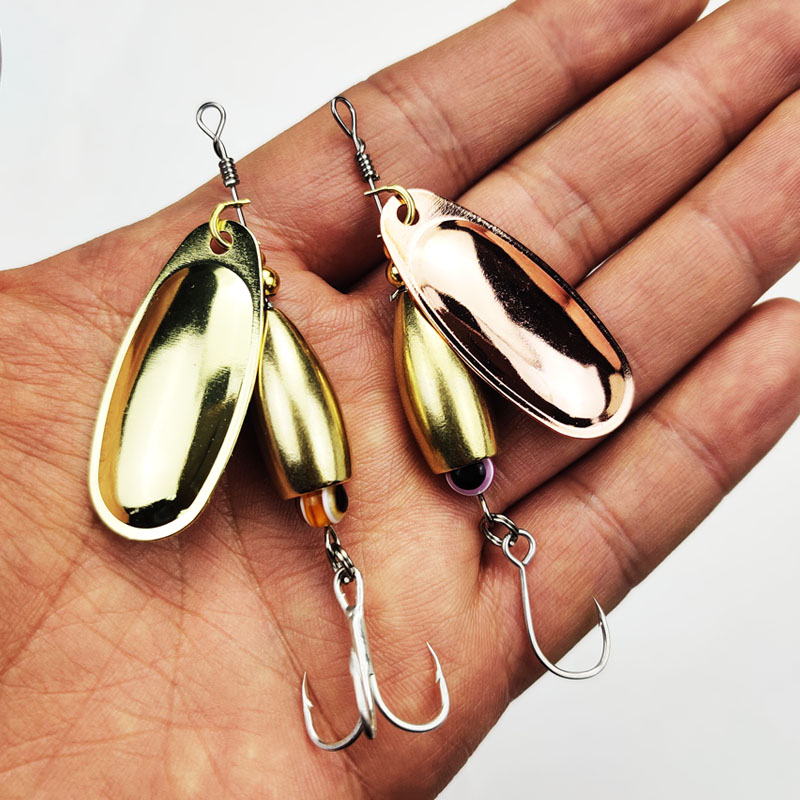 复合旋转亮片配件单钩翘嘴狗鱼淡水远投微物路亚饵假饵路亚亮片