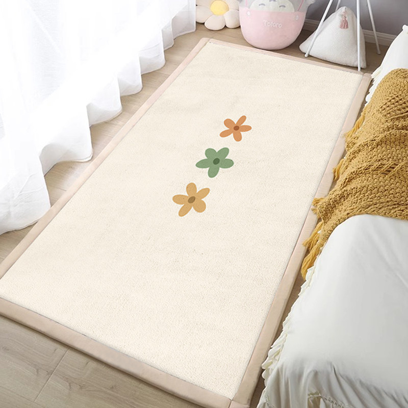 卧室床头床下床边地毯防摔婴儿加厚垫子宝宝爬行软垫儿童家用客厅