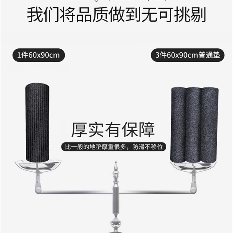 厨房地垫防滑防油可擦免洗脚垫吸水吸油防水防脏垫子整铺地毯